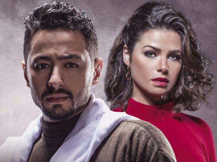 يسرا اللوزي من كواليس مسلسل المداح خلال أحد مشاهد العمل الدرامي