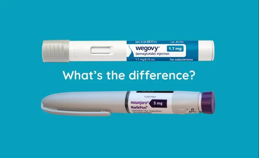what is the difference bettwen wegovy , mounjaro
