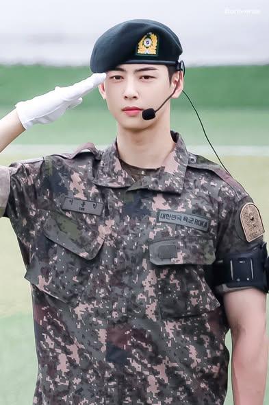 Cha Eun Woo military statement image 1