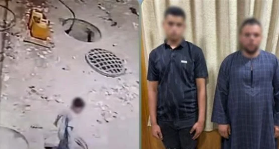 سقوط طفل في بالوعة صرف صحي بسوهاج بسبب الإهمال أثناء أعمال الصيانة