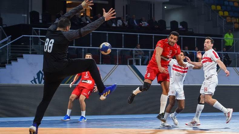 الأهلي يتأهل لنصف نهائي كأس مصر لكرة اليد بعد الفوز على سبورتنج