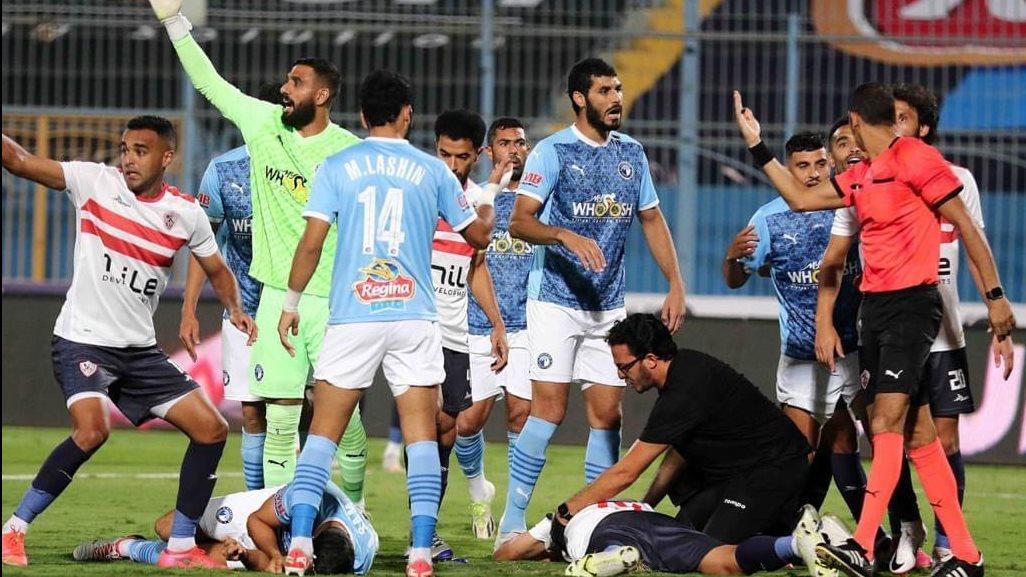 جماهير الزمالك تملأ المدرجات قبل مباراة بيراميدز