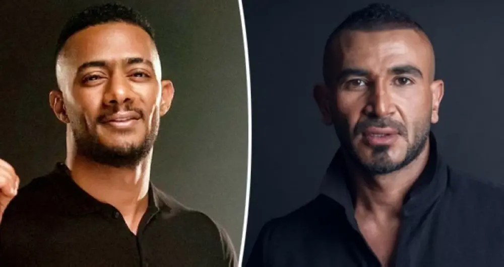 محمد رمضان وأحمد سعد على مسرح دولبي في لوس أنجلوس