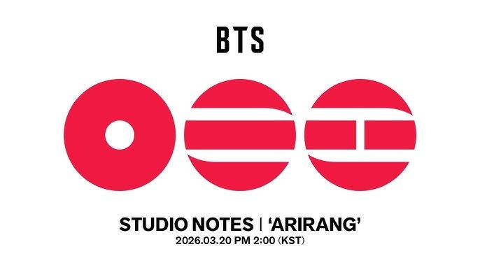 فرقة BTS أثناء احتفالها بنجاح ألبوم ARIRANG في حفل موسيقي عالمي