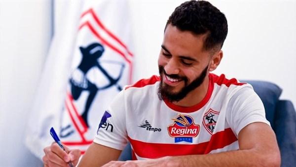 محمود بنتايج لاعب الزمالك يعود للمشاركة قبل مباراة إنبي
