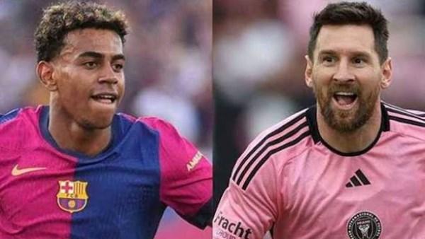 لامين يامال يحتفل بجائزة لوريوس ويشيد بميسي