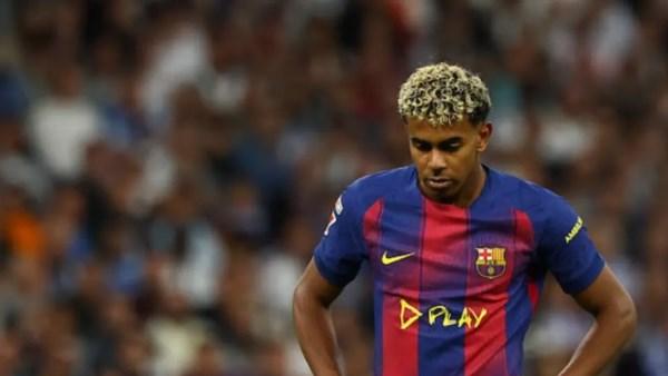 إصابة لامين يامال مع برشلونة