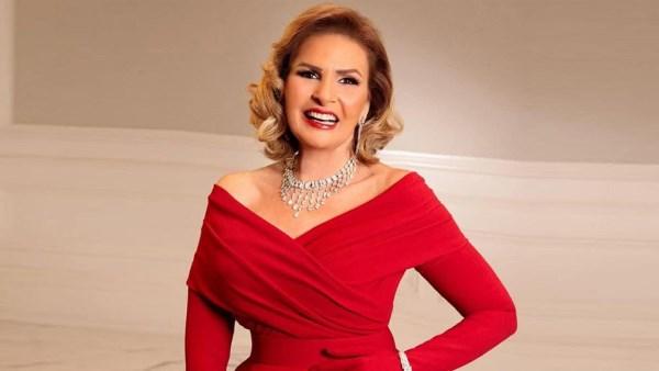 الفنانة يسرا خلال مناسبة احتفالية تعكس روح المحبة والوحدة الوطنية في مصر