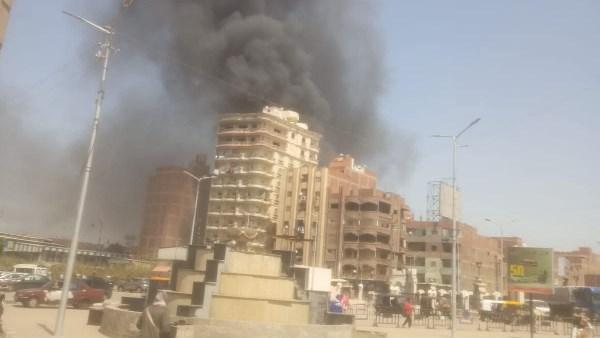 السيطرة على حريق مصنع خردة في طنطا بواسطة الحماية المدنية