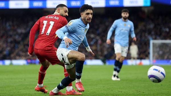 محمد صلاح يغادر المباراة وعمر مرموش يدخل في مباراة مانشستر سيتي ضد ليفربول