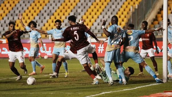 ياسر إبراهيم يسجل هدف تعادل الأهلي أمام سيراميكا كليوباترا في اللحظات الحاسمة 