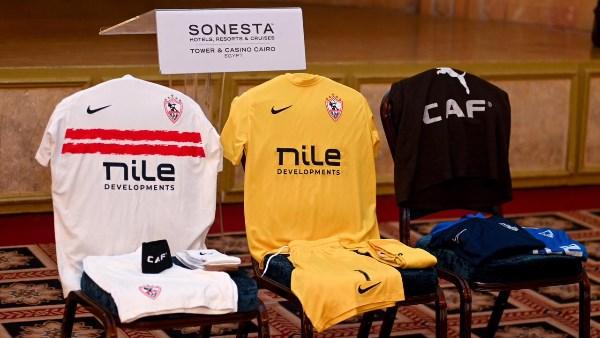 ألوان قمصان الزمالك وشباب بلوزداد قبل مباراة الكونفدرالية