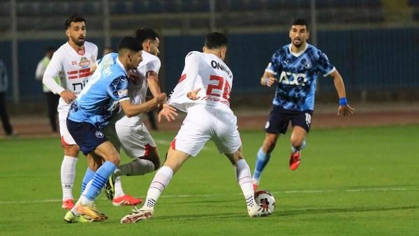 لاعبو بيراميدز في تدريبات الفريق قبل مواجهة الزمالك