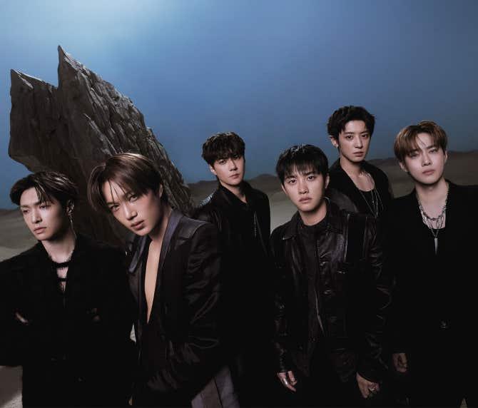 “حفلة EXO في سيول خلال جولة EXO PLANET #6 على مسرح KSPO Dome”