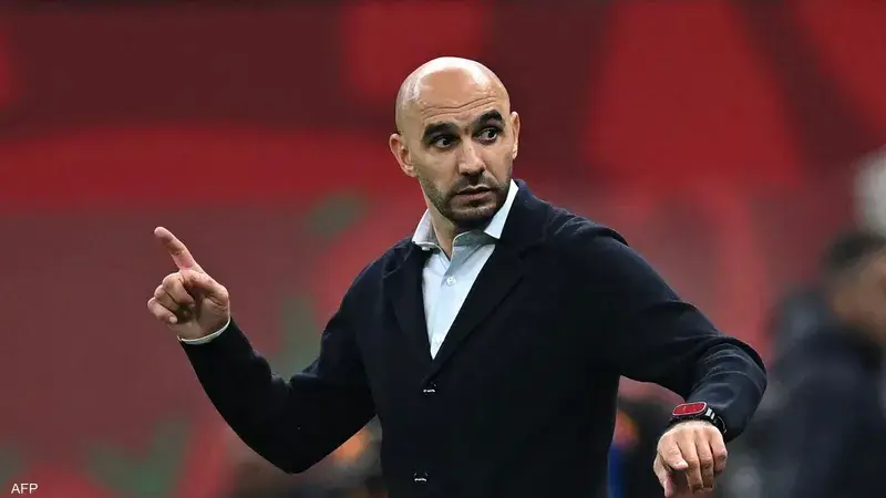 وليد الركراكي مدرب منتخب المغرب