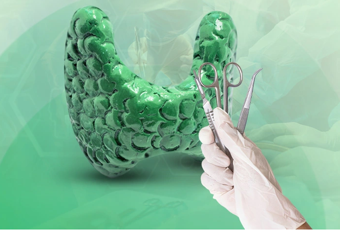 Thyroid tumor removal and thyroid surgery in Toukh