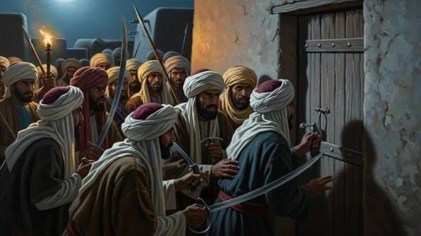 من هم أكابر قريش الذين حاصروا منزل النبي اللة علية وسلم 