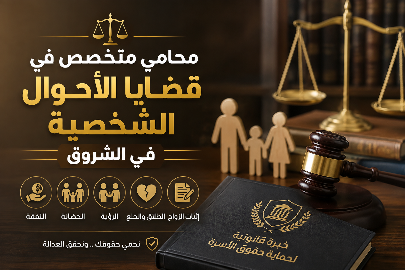 محامي متخصص في قضايا الأحوال الشخصية في الشروق