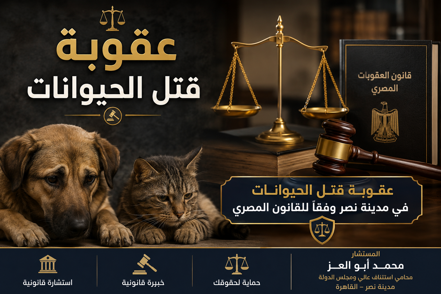 عقوبة قتل الحيوانات في مدينة نصر