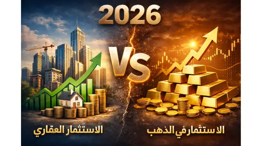 مقارنة بين الاستثمار في الذهب والعقار