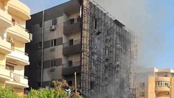 حريق حدائق الاهرام