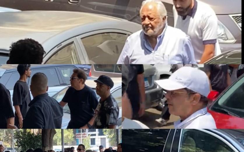 جنازة شقيق الفنان محمد رمضان بحضور نجوم الفن