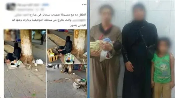 المتهمتان والصغيران