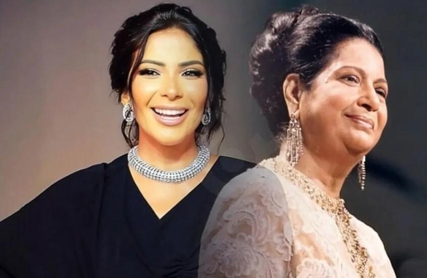 منى زكي أثناء عرض فيلم "الست" في مهرجان مراكش السينمائي الدولي