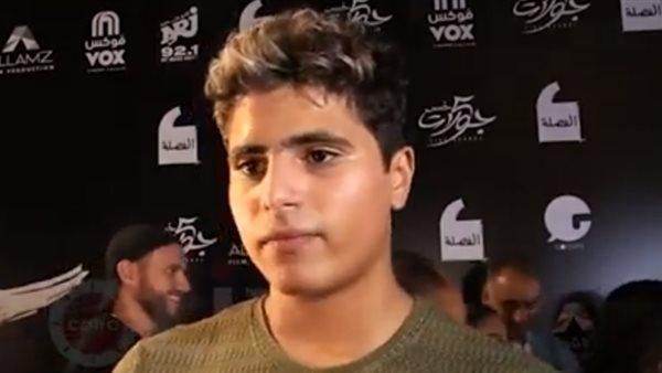 آدم ماجد المصري أثناء التحضير لإطلاق أغنيته الأولى "قلبي قالي" وتصوير الفيديو كليب