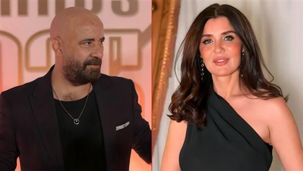 محمد سعد وغادة عادل أثناء تصوير فيلم "عيلة دياب عالباب