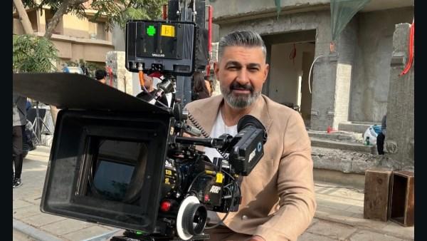 ياسر جلال خلال تصوير أول مشهد له في مسلسل «كلهم بيحبوا مودي»
