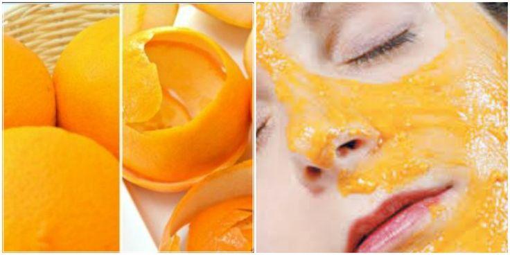 ماسك قشر البرتقال والنشا لتفتيح البشرة وتقليل الدهون
