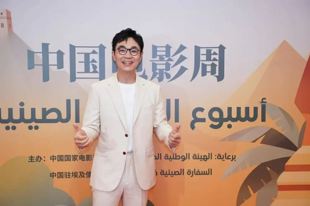 وفد صيني رفيع المستوى خلال زيارته لاستوديو الأهرام بالمركز القومي للسينما