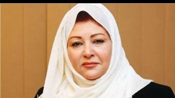 الفنانة عفاف شعيب في إحدى إطلالاتها الفنية