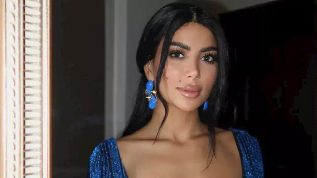 كارولين عزمي مع علي ربيع خلال تصوير فيلم "ابن العسل" ومسلسل "رأس الأفعى"