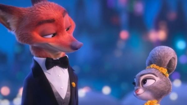 مشهد من فيلم Zootopia 2 مع شخصيات جودي هوبز ونيك وايلد