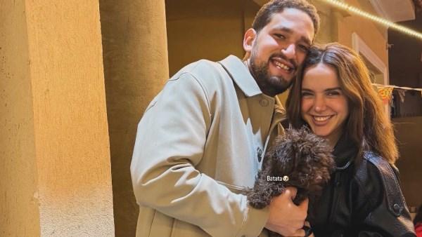 رنا رئيس مع زوجها في صورة احتفالية برمضان