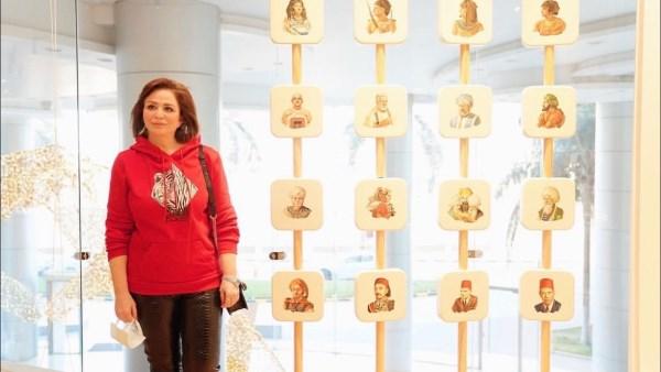 إلهام شاهين تتحدث عن الطب في الحضارة المصرية القديمة أثناء تصوير مسلسلها الجديد