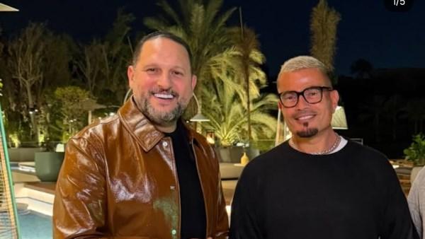 صورة لعماد زيادة مع عدد من المشاهير ورجال الأعمال خلال ظهوره الأخير على إنستجرام