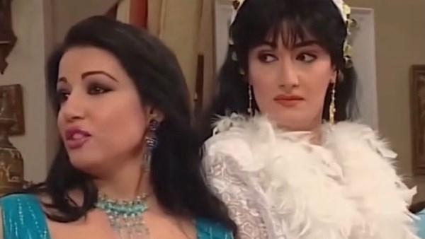 سمية الخشاب وغادة عبد الرازق في صورة تعيد ذكريات مسلسل الحاج متولي