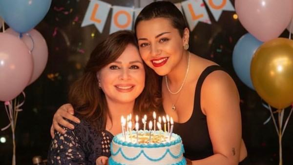 إلهام شاهين تحتفل بعيد ميلاد ابنة شقيقتها في يوم الحب
