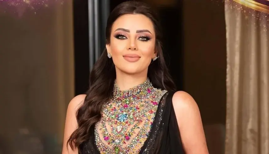 رضوى الشربيني خلال حضورها حفل إطلاق خريطة مسلسلات رمضان 2026