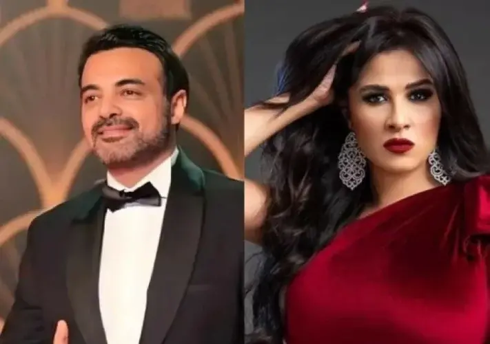 فريق عمل مسلسل "وننسى اللي كان" خلال تصوير أحد المشاهد