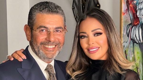 داليا البحيري وزوجها يحتفلان بعيد الحب مع صور رومانسية وإطلالة بعد عملية تجميل