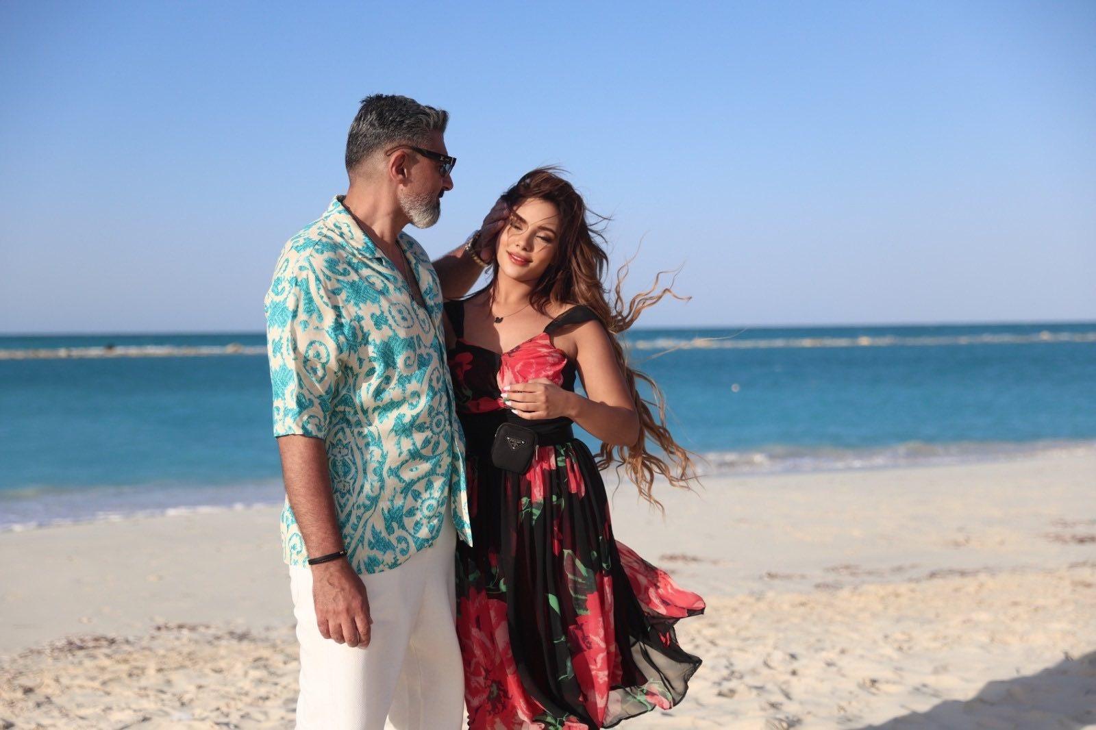 إيرينا يسرى وياسر جلال من كواليس مسلسل كلهم بيحبوا مودي