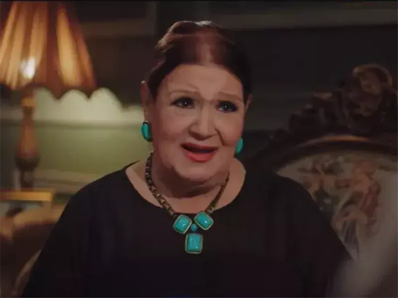 الفنانة ميمي جمال خلال ندوة "نجم وندوة" بقصر السينما