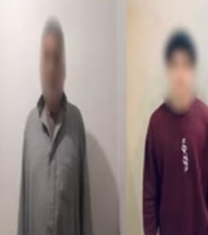 قوات الأمن تضبط شقيق الزوج ونجله بعد تعديهم على منزل سيدة