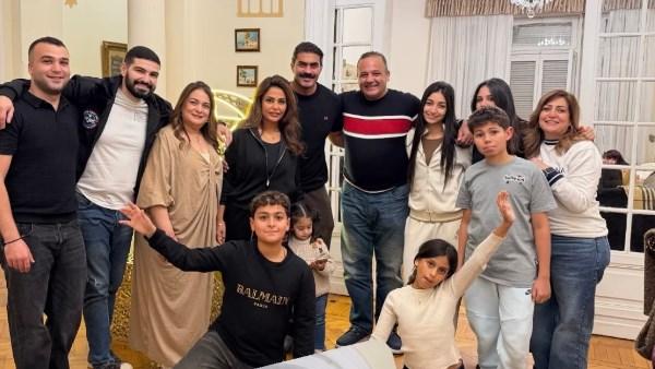 خالد سليم برفقة أسرته وكواليس مسلسل «المصيدة» الرمضاني 2026