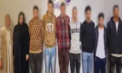 محكمة جنايات بنها أثناء محاكمة المتهمين في واقعة إجبار شاب على ارتداء ملابس نسائية
