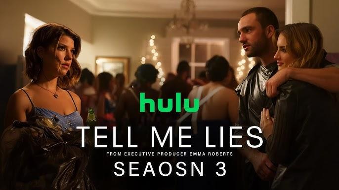 بوستر مسلسل Tell Me Lies الموسم الثالث يظهر لوسي وستيفن في مشهد درامي مؤثر